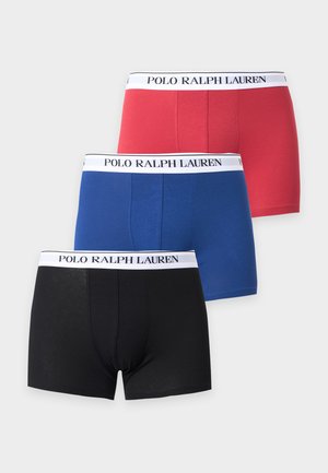 Polo Ralph Lauren, CLSSIC TRUNK 3 PACK - Boxers - black/blu yacht/chili pepper