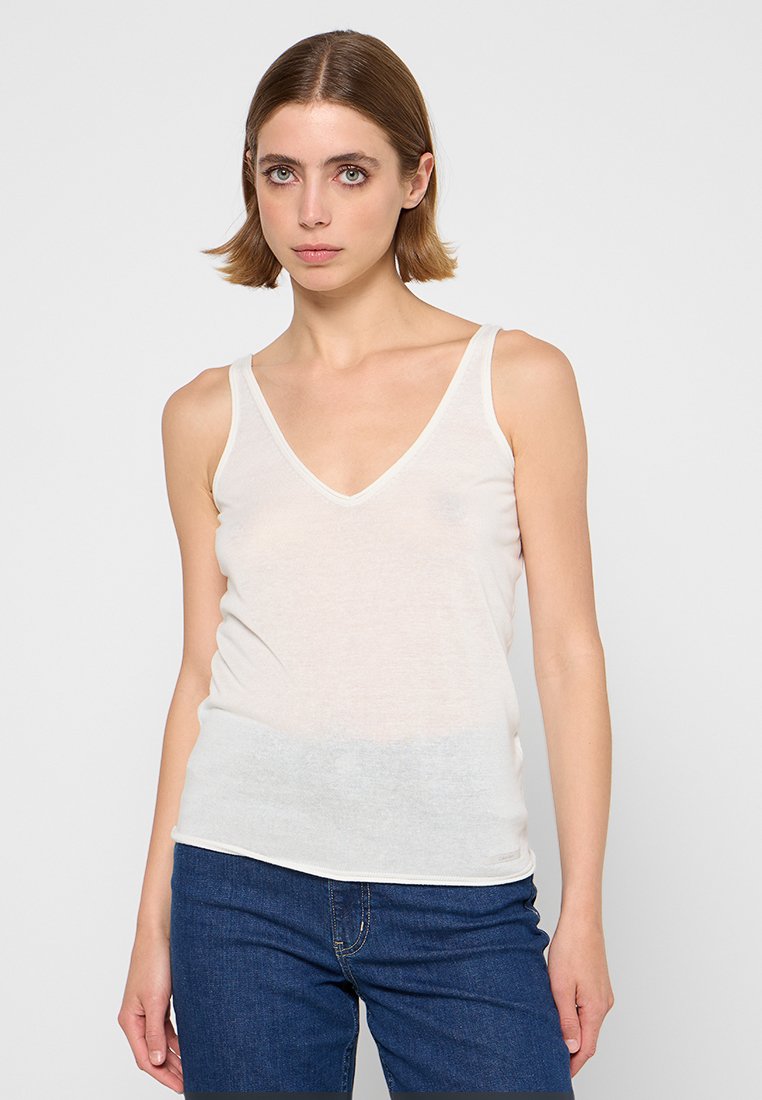 Calvin Klein Top crème Calvin Klein Top crème