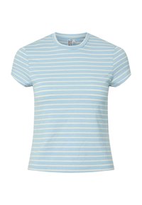 MIT ANGESCHNITTENEN ÄRMELN PCMONIQUE - T-shirt con stampa - cashmere blue