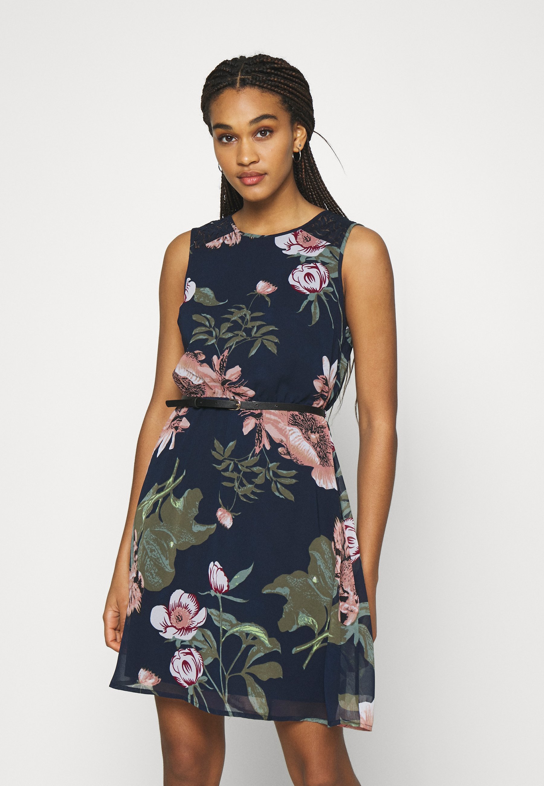 Vero Moda Vmkatniss Short Dress Day Navy Blazer Katniss Dark Blue Zalando De 