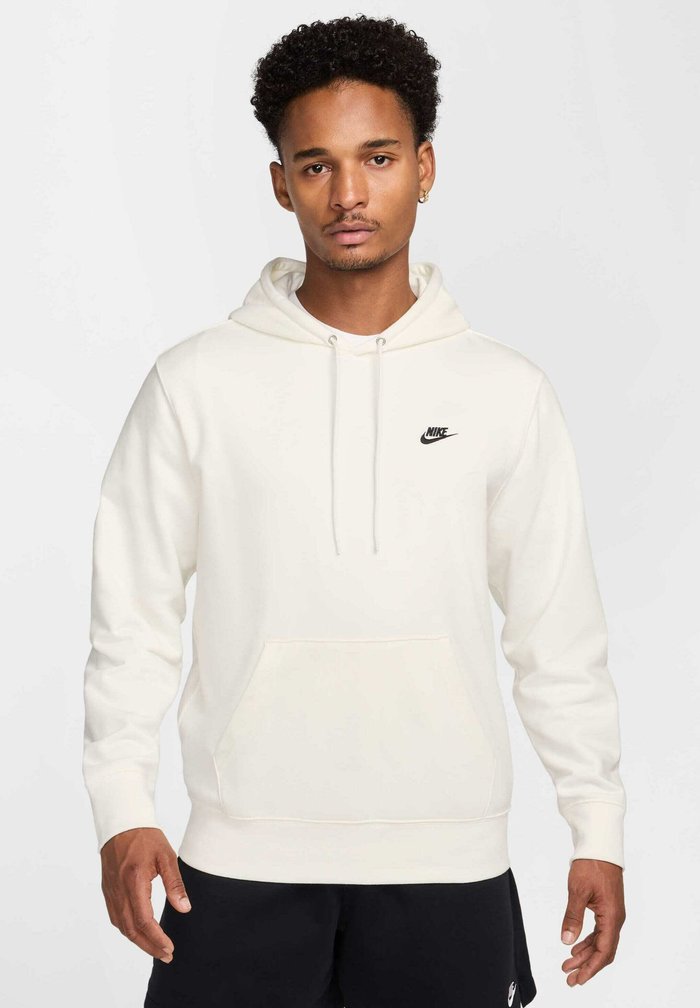 Nike M NK CLUB FT PO HOODIE - Hoodie - sail sail black