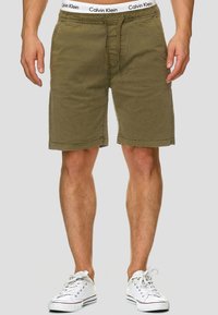 INDICODE JEANS - KELOWNA - Shorts - army Thumbnail Image 1