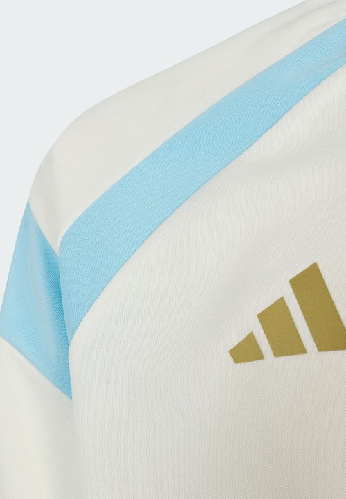 adidas MESSI HOUSE OF TIRO TEE KIDS UNISEX - National team wear - off white/ice blue — photo 4