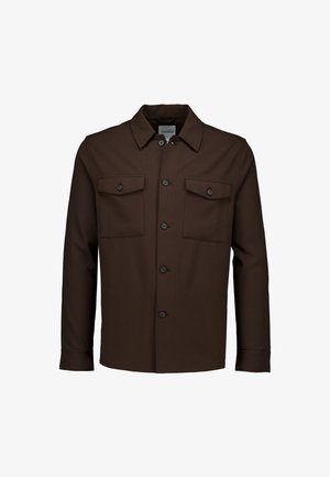 Lindbergh, SUPERFLEX OVERSHIRT - Overhemd - deep brown