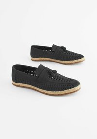Next LOAFERS REGULAR FIT - Espadrilky - black