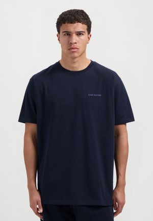 Print T-shirt - navy