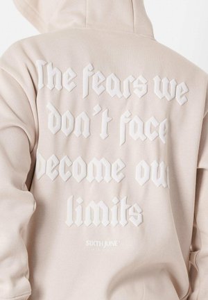 Sixth June PRINTED - Hoodie - light beige