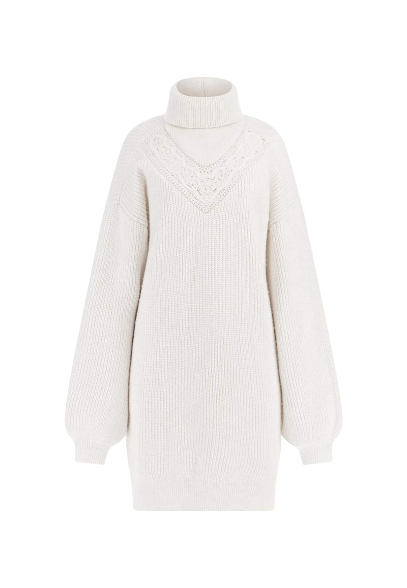 Guess Gebreide jurk wit