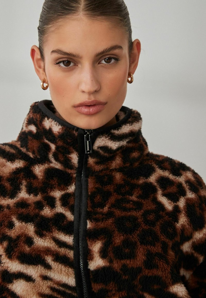 Next HALF ZIP Fleece trui animal/bruin Zalando.be