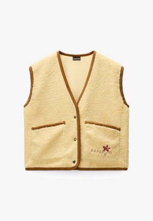 Napapijri, BLOOM VEST - Bodywarmer - light beige