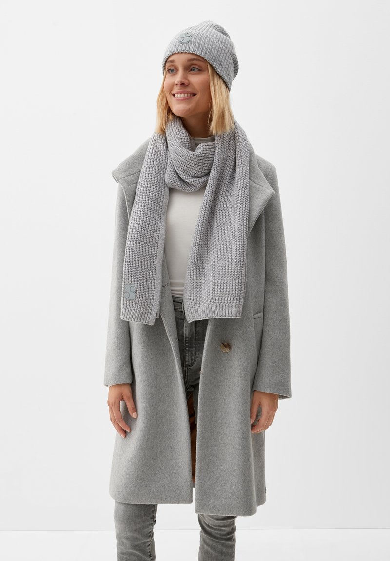 s.Oliver EN MAILLE DE MÉLANGÉE - Écharpe - grey