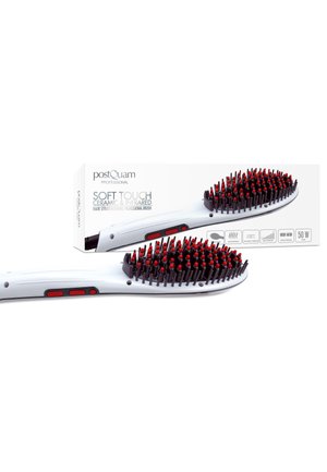 PostQuam, ELECTRICAL ITEMS STRAIGHTENING BRUSH SOFT TOUCH CERAMIC AND INFR - Brosse à cheveux - white