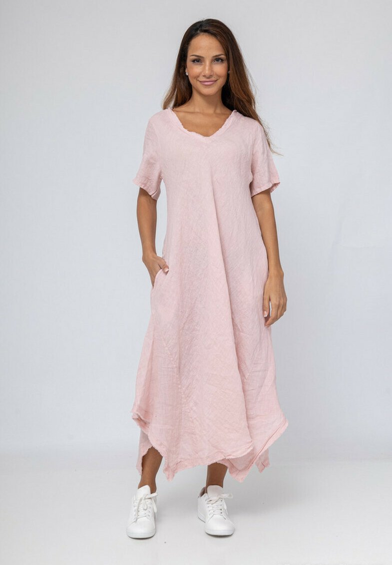 Robe Longue Noire Et Blanche - Fabriquée En Italie, Taille S, Neuve Sans étiquette