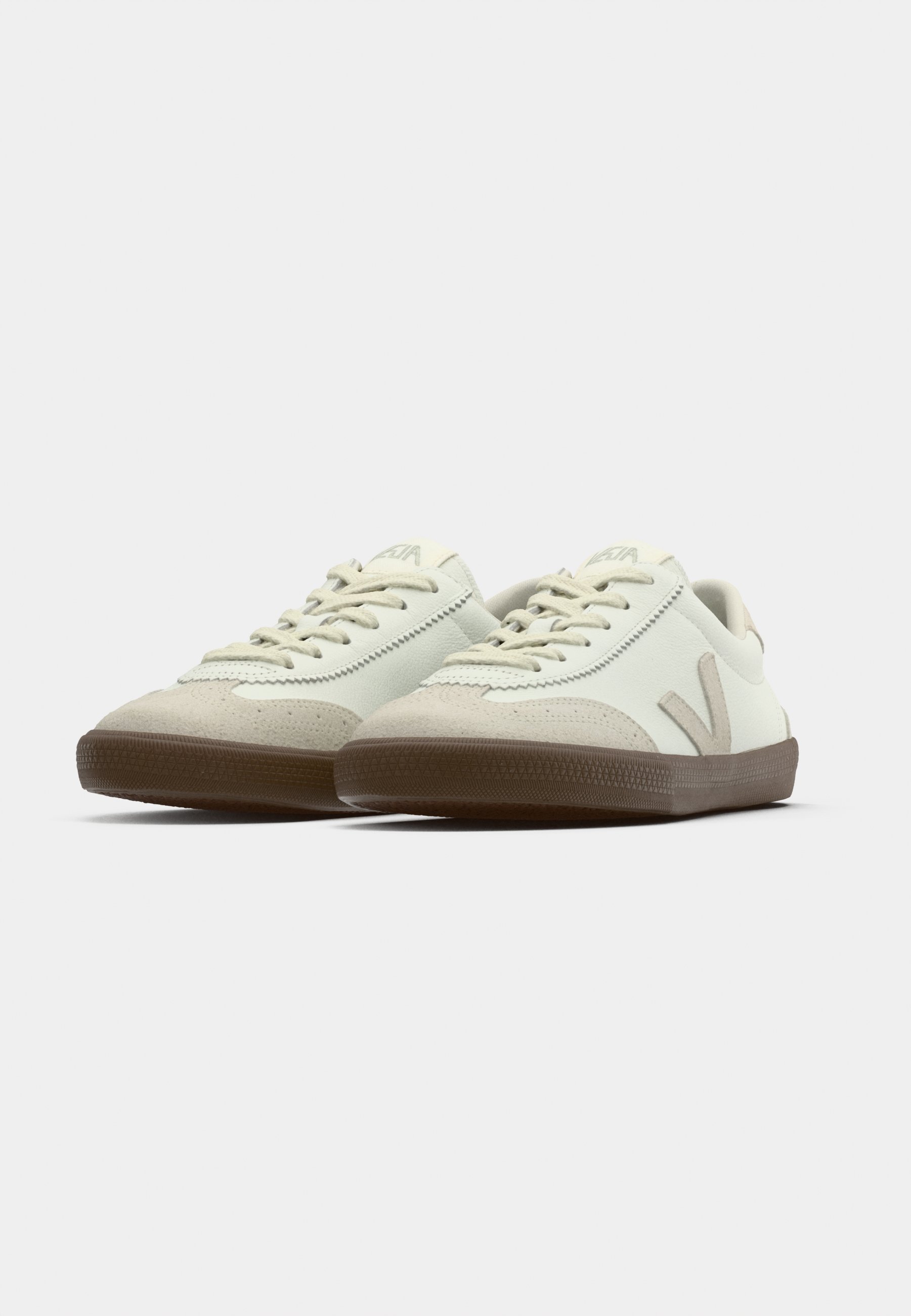 Veja VOLLEY - Trainers - white/natural/bark/white - Zalando.co.uk