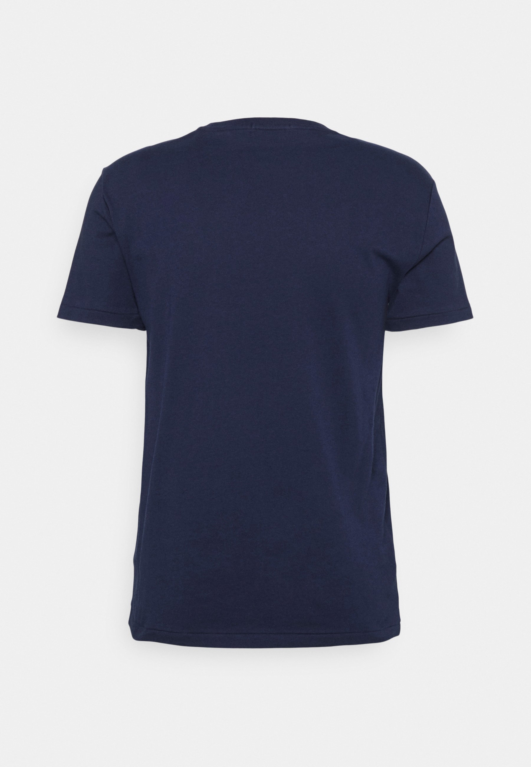 Polo Ralph Lauren CUSTOM SLIM FIT LOGO JERSEY T-SHIRT - T-shirt con stampa  - cruise navy/blu scuro - Zalando.it