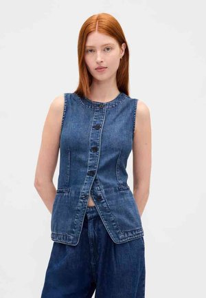 MERWIN - Vest - dark wash