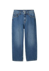 TOM TAILOR - BAGGY - Relaxed fit -farkut - blue denim Pienoiskuva 1