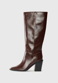 Korolliset saappaat - dark brown