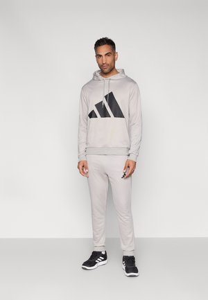 SET - Kapucnis pulóver - medium grey heather/black