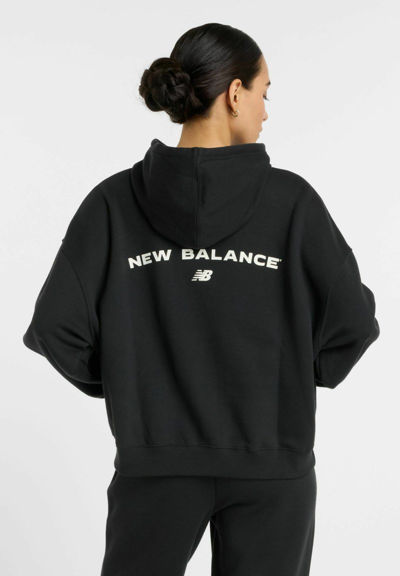 New Balance Hoodie gemêleerd zwart