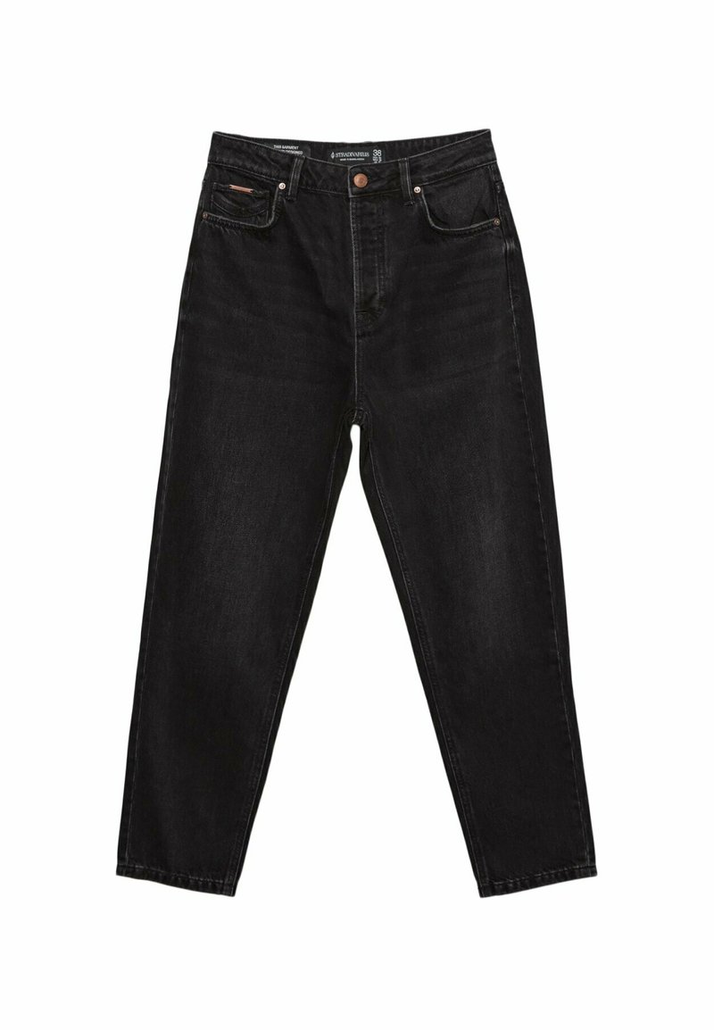 Stradivarius Relaxed fit jeans donkergrijs Stradivarius Relaxed fit jeans donkergrijs