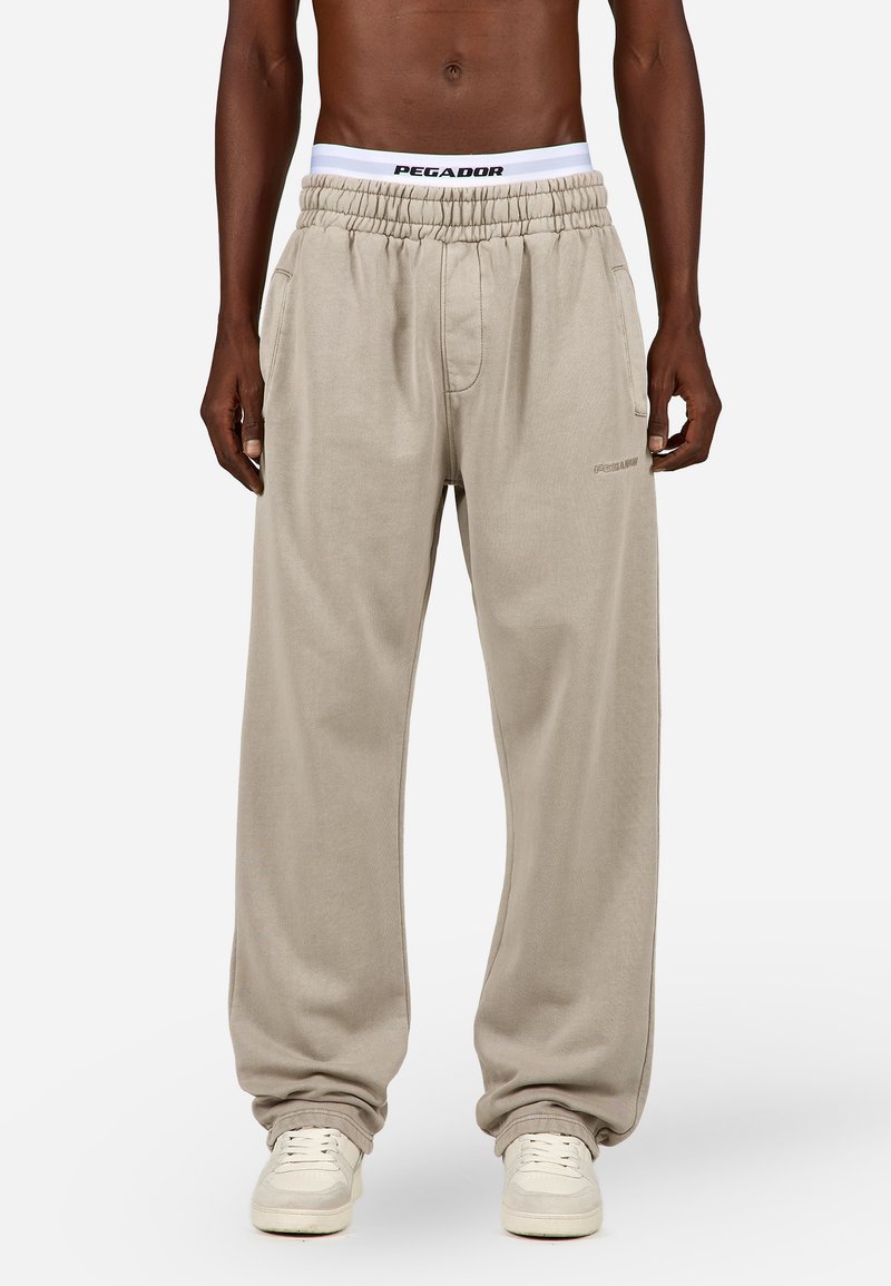 Pegador LOGO WIDE  - Tepláky - vintage rock grey