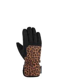 Reusch KEIRA - Fingerhandschuh - black brown leopard