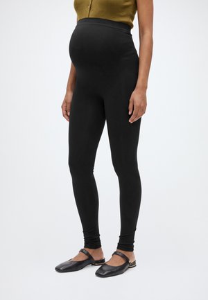 MAMALICIOUS, MLTIA JEANNE LEGGING  - Leggings - Trousers - black/black
