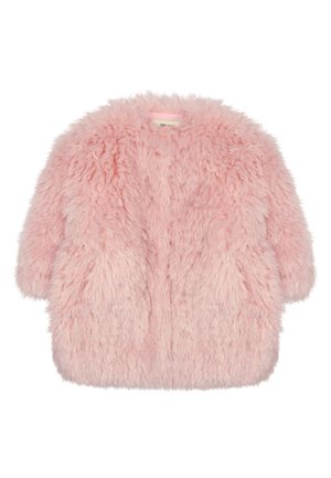 LONG COAT - Imiteret læderjakke - pink