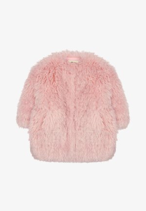 JELLY MALLOW LONG COAT - Casaco de pele sintética - pink