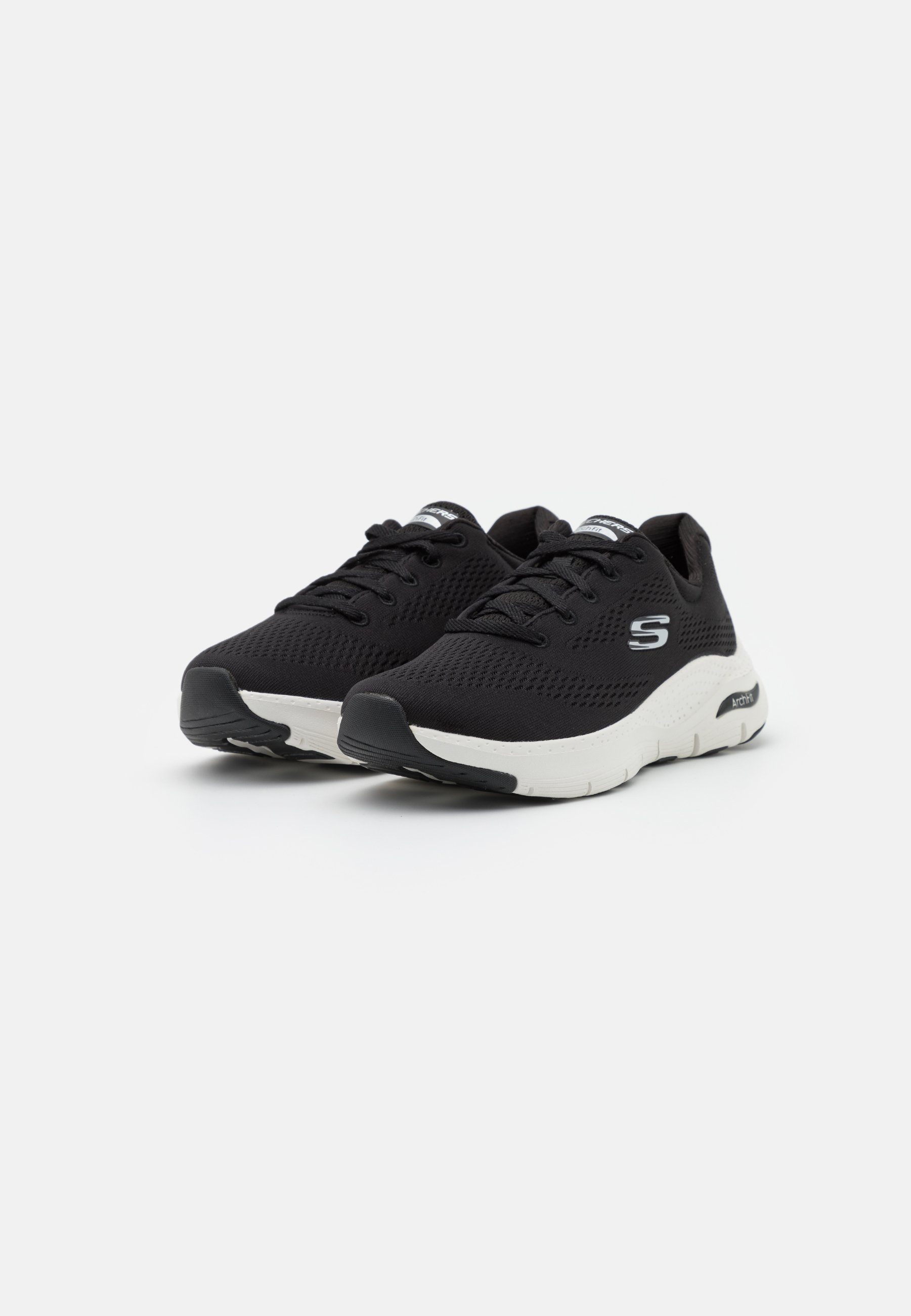 Skechers Sport ARCH FIT - Sneakers laag - black/white/Zwart - Zalando.nl
