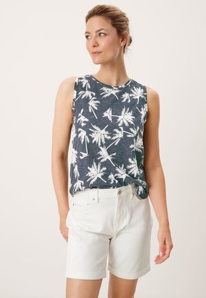 Top - summer black aop
