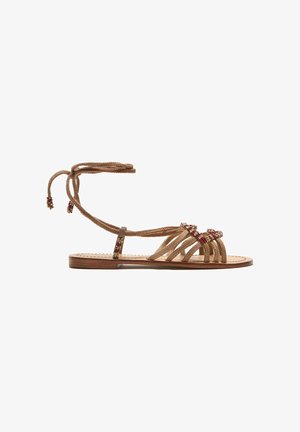 Maliparmi, CORD & BEADS SANDAL - Sandales - red