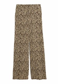 ANIMAL PLISSE WIDE  - Tygbyxor - brown mix