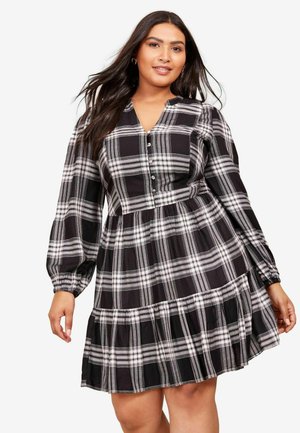 REGULAR FIT - Abito a camicia - black white