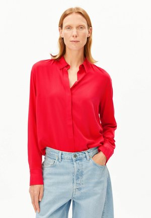 Overhemdblouse - mars red