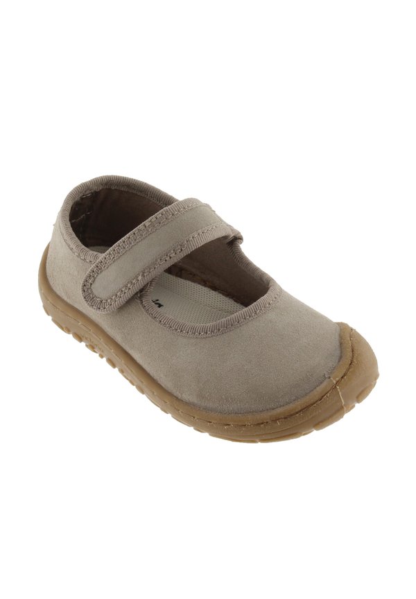 BOSCO BAREFOOT MARY JANE – Riemchenballerina – taupe