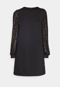 VMCHARLOTTE SEQUEN SLEEVES  - Vestido de cóctel - black