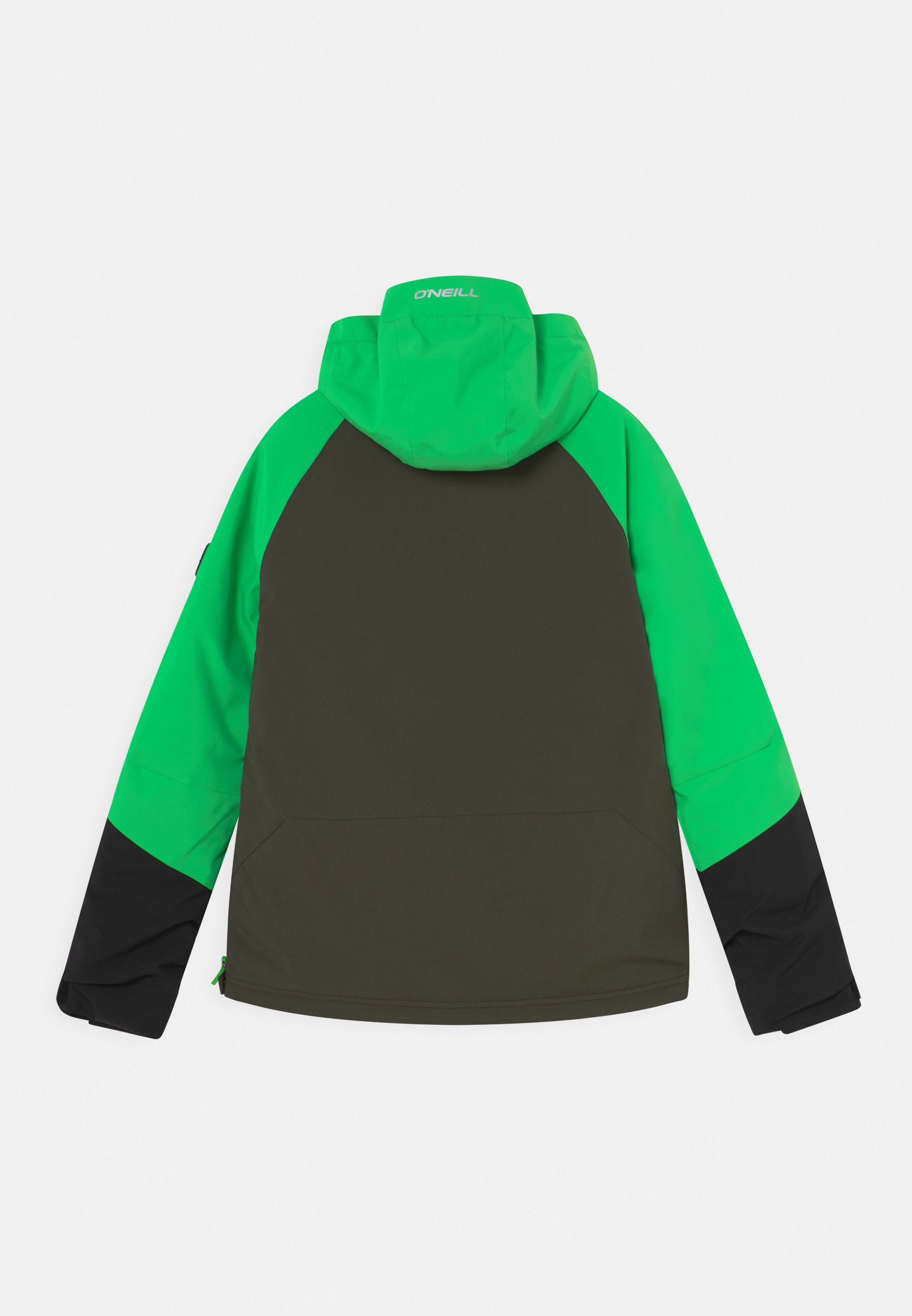 green snowboard jacket