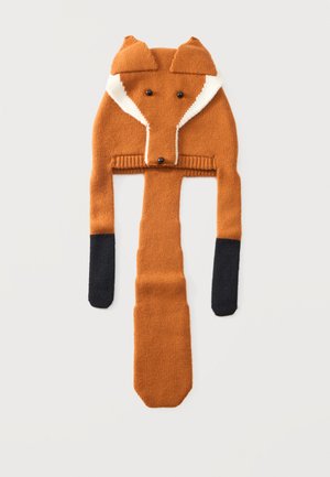 Love Moschino, GRAPHICS - Плетена шапка - brown