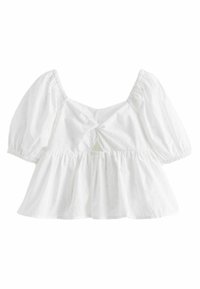 Next - CUT-OUT DETAIL REGULAR FIT - Blusa - white Imagen en miniatura 1