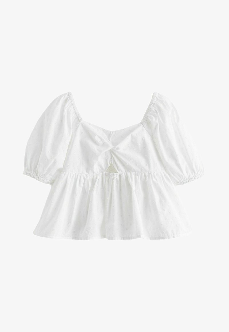 Next CUT-OUT DETAIL REGULAR FIT - Blouse - white