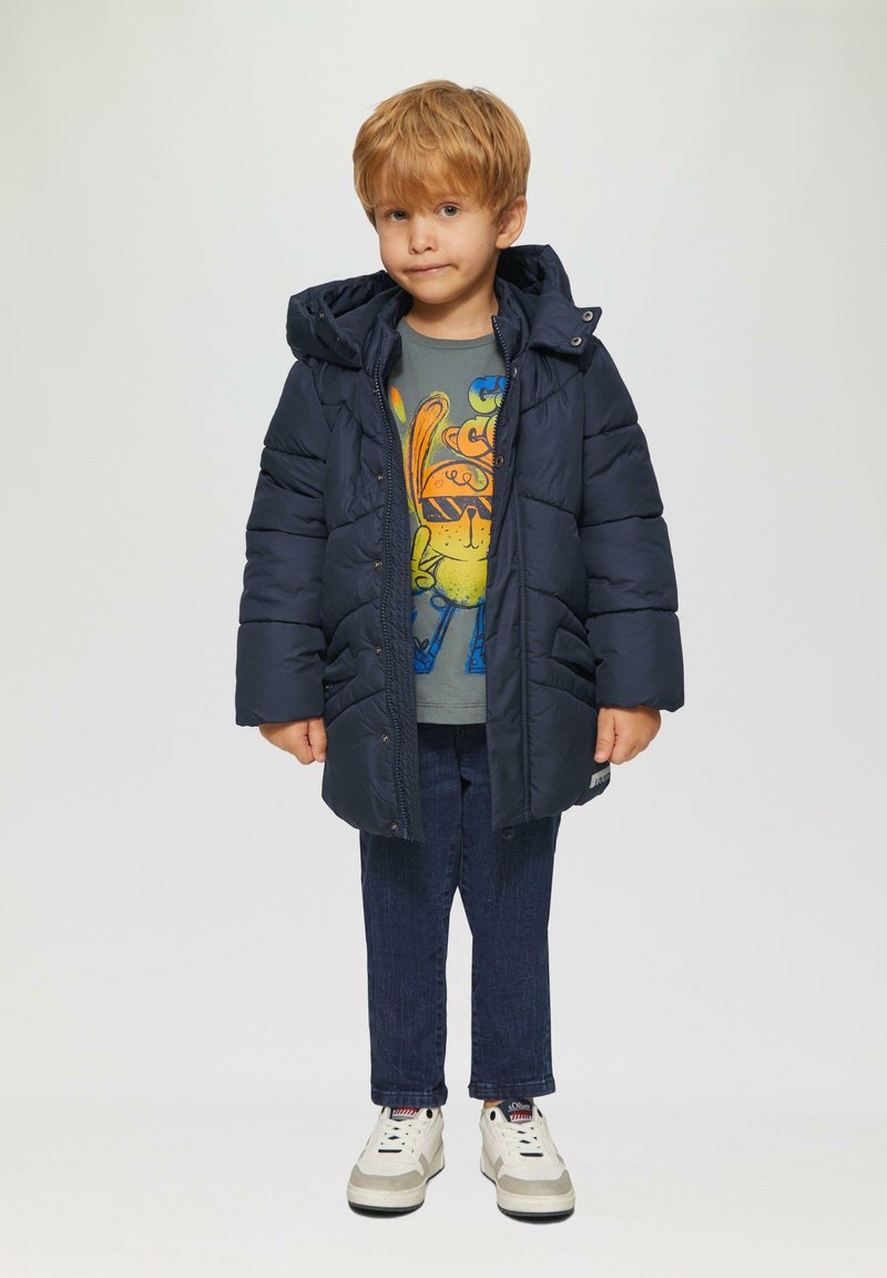 s.Oliver UND FIXIERTER KAPUZE - Wintermantel - navy