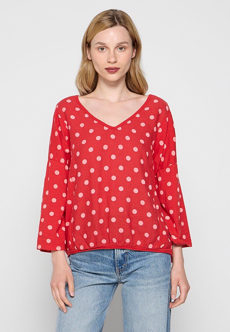 Le Monde du Lin Blouse rood