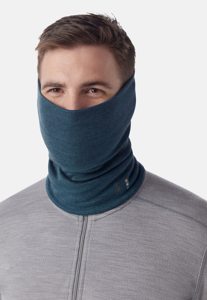 Smartwool THERMAL REVERSIBLE GAITER UNISEX - Tubehalstørklæder - twilight blue heather