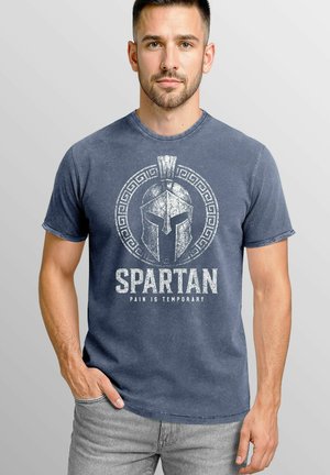 T-Shirt print - blau
