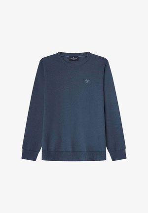 Hackett London Svetrík - dark denim blue