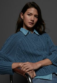 Next LAYER CABLE  - Džemper - blue chambray