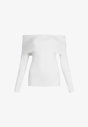 LIU JO OFF THE SHOULDER - Maglione - white