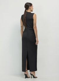 Calliope LUNGO CON ARRICCIO - Vestito lungo - ultrablack